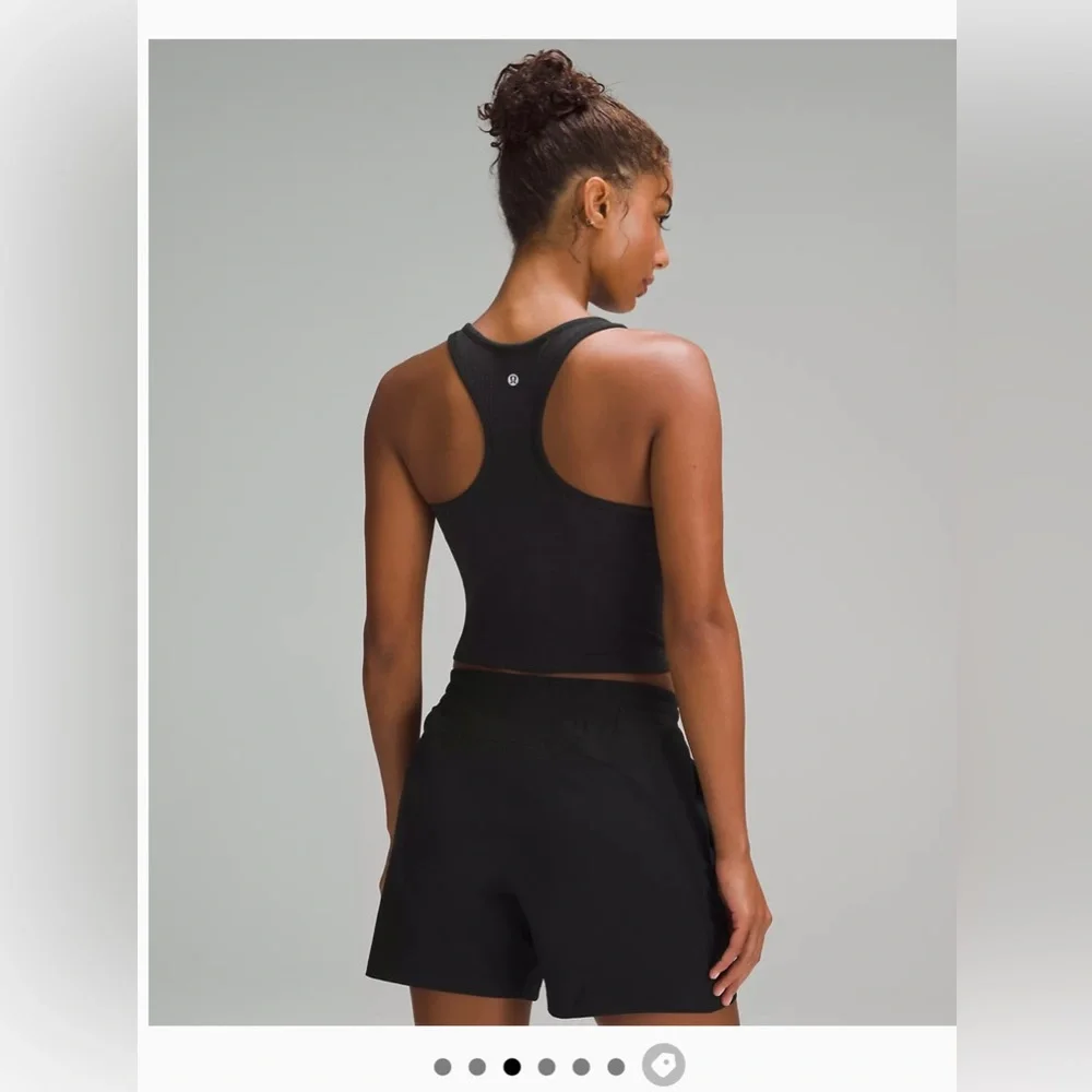 NWT - Lululemon Ebb to Street Cropped Racerback tank - size 6 - Picture 2 of 4
